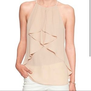 Classy Banana Republic Black Dressy Tank Petite XXS